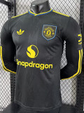 2025-26 Man Utd Third Long Sleeve Player Version Soccer Jersey (长袖球员)