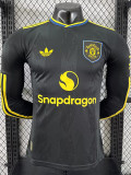 2025-26 Man Utd Third Long Sleeve Player Version Soccer Jersey (长袖球员)