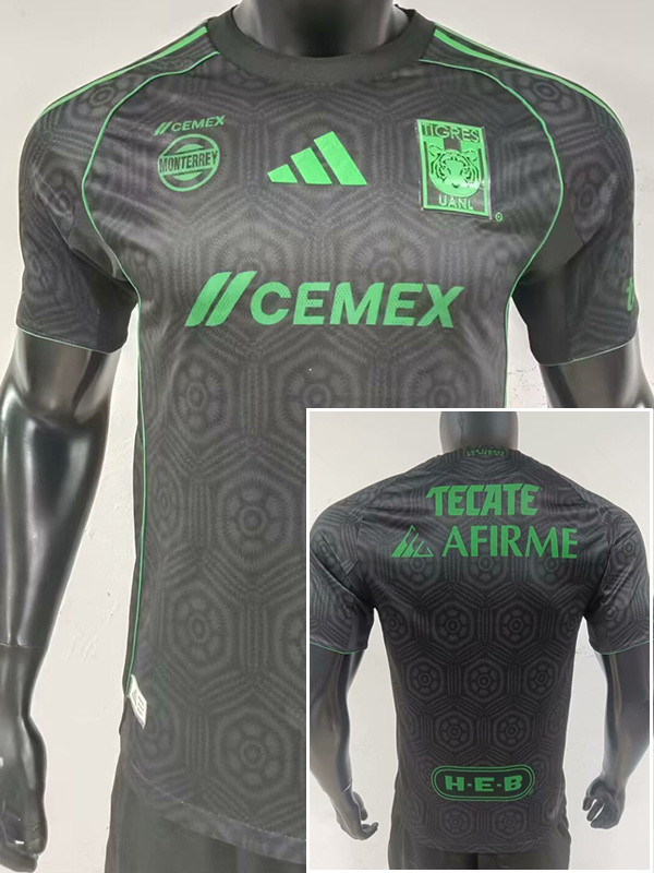 2025-26 Tigres UANL Third Player Version Soccer Jersey