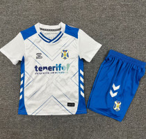 2025-26 CD Tenerife Home Kids Soccer Jersey