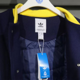 2025-26 RMA Royal Blue Cotton Baseball Jacket