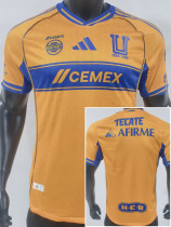 2025-26 Tigres UANL Home Player Version Soccer Jersey