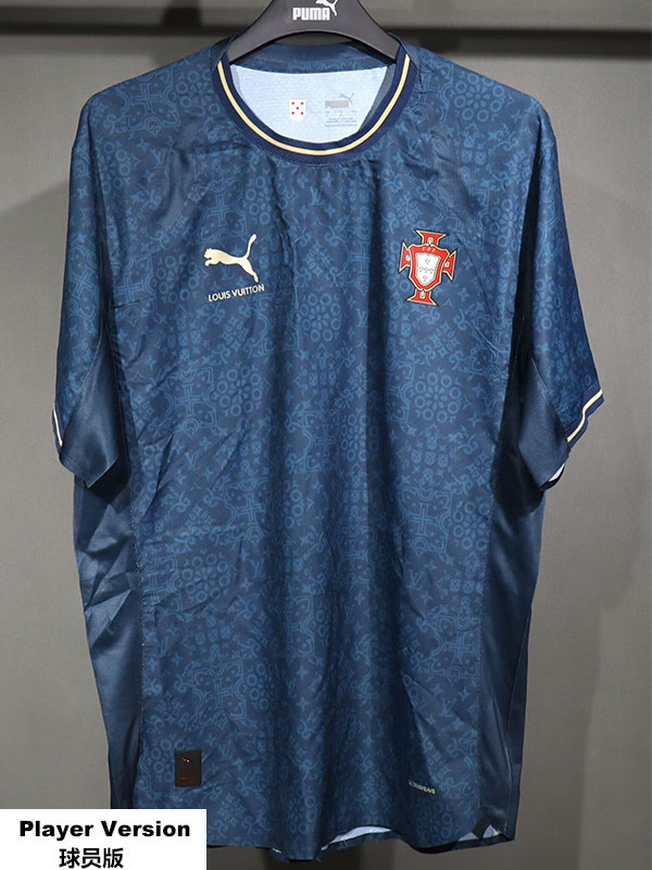 2025-26 Portugal Cyan Special Edition Player Version Soccer Jersey (球员)
