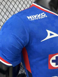 2025-26 Cruz Azul Home Player Version Soccer Jersey