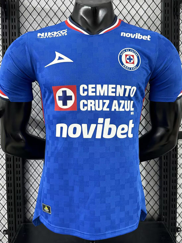 2025-26 Cruz Azul Home Player Version Soccer Jersey