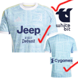 2025-26 JUV Away Player Version Soccer Jersey