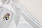 2025-26 RMA Light gray Jacket Tracksuit #07