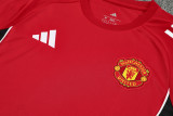 2025-26 Man Utd Red Training Short Suit