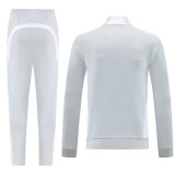 2025-26 RMA Light gray Jacket Tracksuit #07