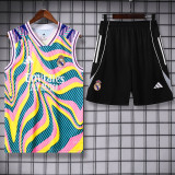 2025-26 RMA Yellow green Tank top and shorts suit