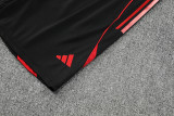 2025-26 Man Utd Red Tank top and shorts suit