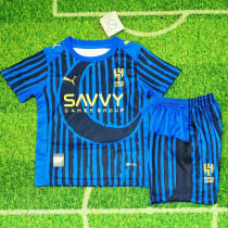 2025-26 Al-Hilal Club World Cup Home Kids Soccer Jersey