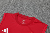 2025-26 Man Utd Red Tank top and shorts suit