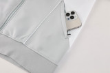 2025-26 RMA Light gray Jacket Tracksuit #07