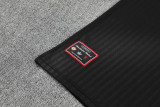 2025-26 Man Utd Black Tank top and shorts suit