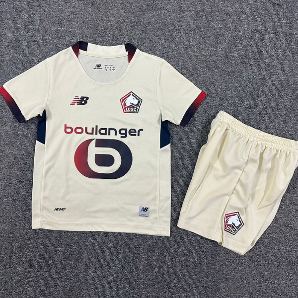 2025-26 Lille Away Kids Soccer Jersey