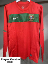 2010 Portugal Home Player Version 长袖球员 Long Sleeve Retro Soccer Jersey