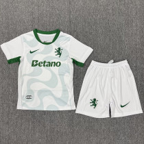 2025-26 Sporting Lisbon Away Kids Soccer Jersey