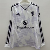 2025-26 Man Utd Away Long Sleeve Soccer Jersey (长袖)
