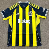2025-26 Fenerbahce Home Fans Soccer Jersey (全广告)