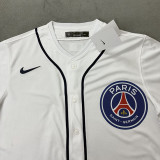 2025-26 PSG White Casual Edition Baseball Jersey