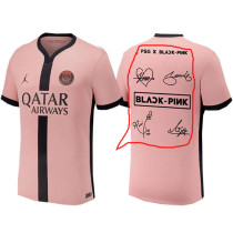 2024-25 PSG Third Print PSG X Black-Pink Fans Soccer Jersey
