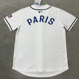2025-26 PSG White Casual Edition Baseball Jersey