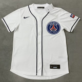 2025-26 PSG White Casual Edition Baseball Jersey