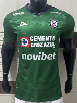 2025-26 Cruz Azul Green Player Version Soccer Jersey