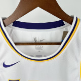 2022-23 Lakers AYTON #5 White Top Quality Hot Pressing NBA Jersey(圆领)