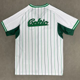 2025-26 Celtic White Green Casual Edition Baseball Jersey