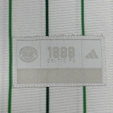 2025-26 Celtic White Green Casual Edition Baseball Jersey