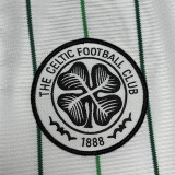 2025-26 Celtic White Green Casual Edition Baseball Jersey
