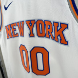 2022-23 KNICKS CLARKSON #00 White Top Quality Hot Pressing NBA Jersey