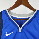 2022-23 Dallas Mavericks RUSSELL #5 Blue Top Quality Hot Pressing NBA Jersey(V领)