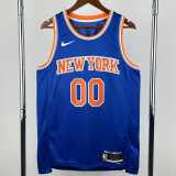 2022-23 KNICKS CLARKSON #00 Blue Top Quality Hot Pressing NBA Jersey