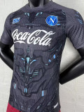 2025-26 Napoli Black Grey Player Version Training shirts