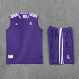 2025-26 RMA Purple Tank top and shorts suit