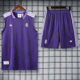 2025-26 RMA Purple Tank top and shorts suit