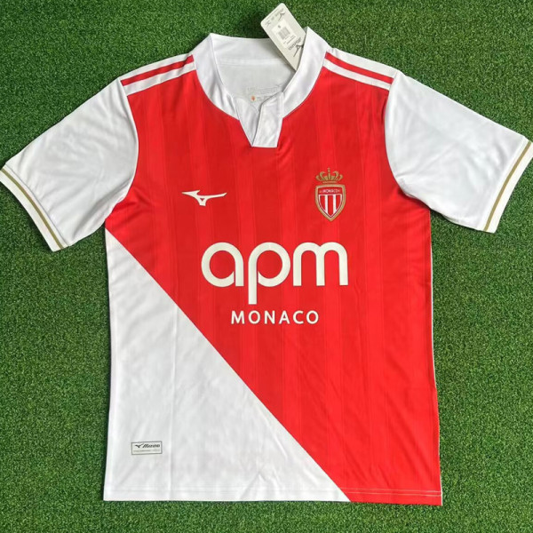 2025-26 Monaco Home Fans Soccer Jersey