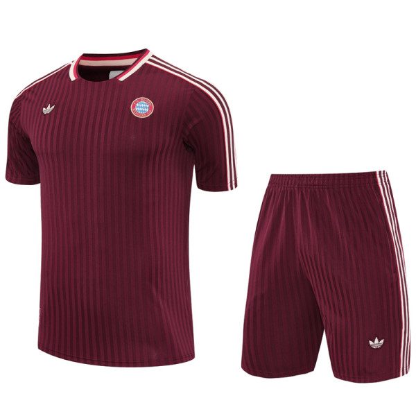 2025-26 Bayern Jujube red Training Short Suit