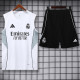 2025-26 RMA White Tank top and shorts suit