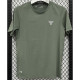 A222 UA Green High Quality Casual T-Shirt #牛头