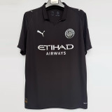 2025-26 Man City Away 1:1 Black Fans Soccer Jersey