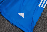 2025-26 RMA Lake blue Tank top and shorts suit #D25144