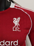 2025-26 LIV Home Long Sleeve Player Version Soccer Jersey (长袖球员)