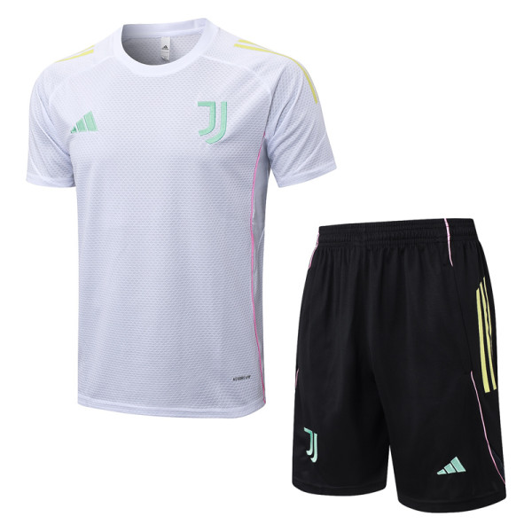 2025-26 JUV White Training Short Suit #D25145