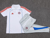 2025-26 Bayern White Short shirts and Long trousers Suit #C2555