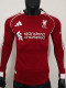 2025-26 LIV Home Long Sleeve Player Version Soccer Jersey (长袖球员)