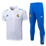 2025-26 RMA White Short shirts and Long trousers Suit #C2552
